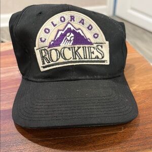 Colorado Rockies Black Cap